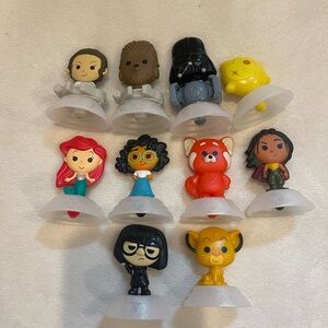 (10) Disney Happy Meal Toy Figurines Figures Set Lot Bundle